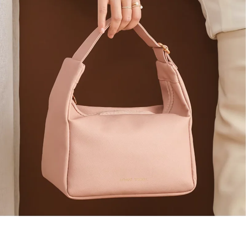 1 pc portátil saco de cosméticos sentido sênior coreano batom saco organizador de viagem saco de embreagem saco de higiene pessoal com capacidade de viagem