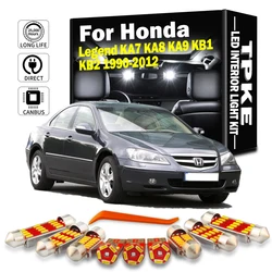 TPKE Interior Dome Reading Map Light LED Kit For Honda Legend KA7 KA8 KA9 KB1 KB2 1990- 2005 2006 2007 2008 2009 2010 2011 2012