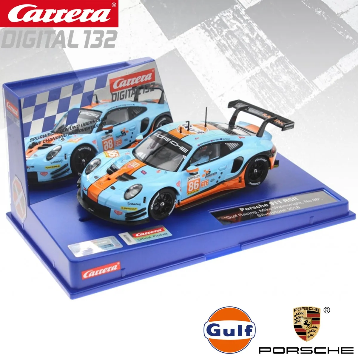 カレラ スロットカー デジタル132 ポルシェ 911 RSR 30915/31073/32019