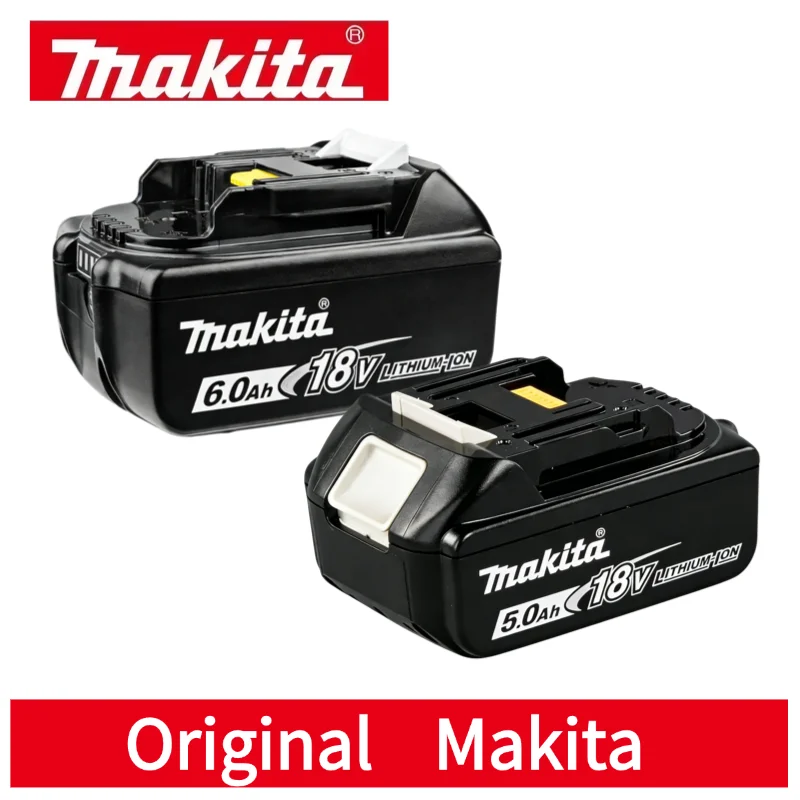 

100% оригинальный аккумулятор Makita 18V 5.0AH 6.0AH, перезаряжаемый аккумулятор Makita 3.0Ah 9.0Ah для электроинструментов, зарядное устройство Makita 18V.