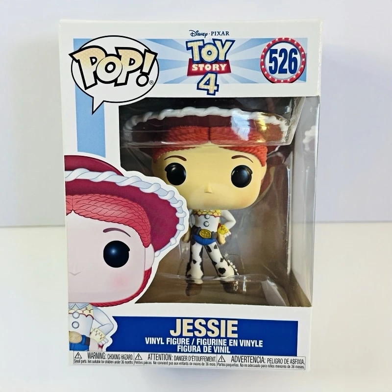 Funko Pop! Original Disney Pixar Toy Story 4 Jessie #526 Vinyl Figure - Movie Collectible Model Desktop Decor Toys Gift for Fans