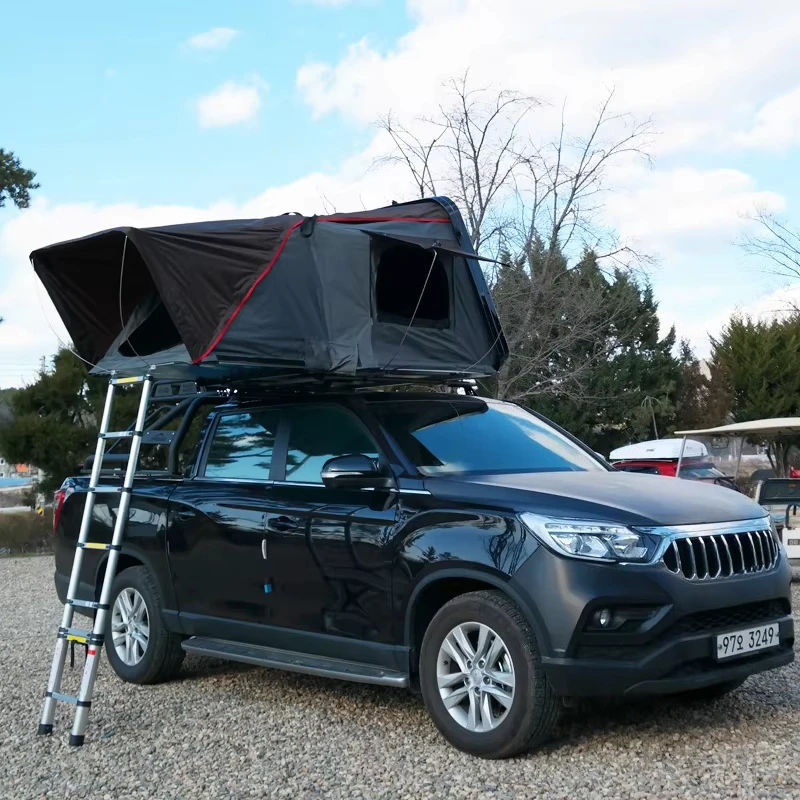 

4wd Rooftop Car Lightweight Water Proof Canvas Uv Resistant Waterproof 4 Person Camping Hard Shell Roof Top Tents For Cars