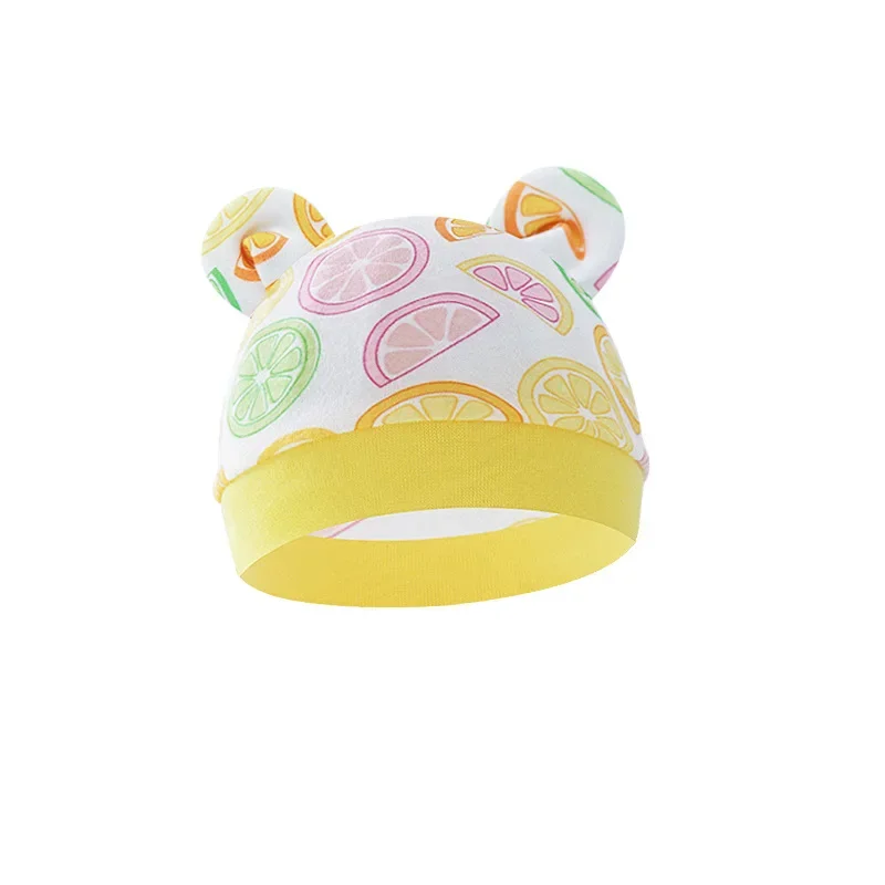 2024 New Candy Color Baby Hat Soft & Breathable Newborns Fetal Caps Fashionable Bonnet Comfortable Headwear for 0-3 Months