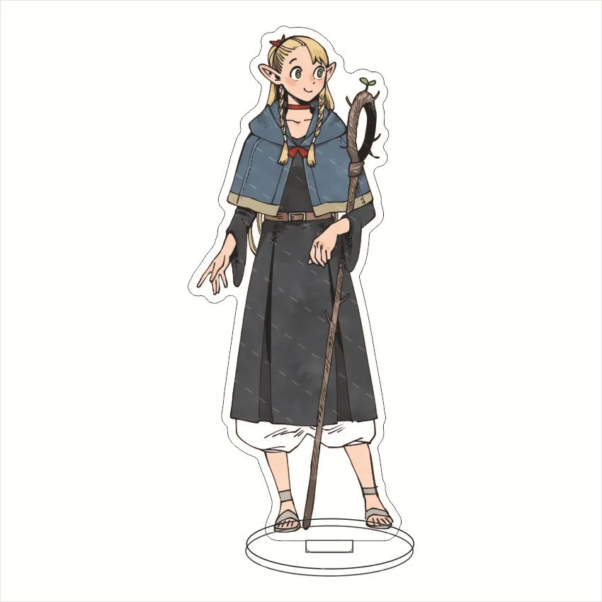 Anime Delicious in Dungeon Figures Marcille Cosplay Acrylic Stand Model Plate Desk Decor Standing Sign Fans Christmas Gifts