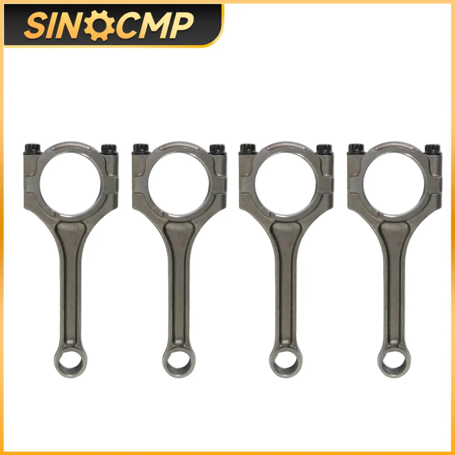 4pcs OEM Connecting Rod Fits for 2010-18 Kia Soul Rio Hyundai Accent 1.6L 23510-2B010 Car Professional Replacement Parts