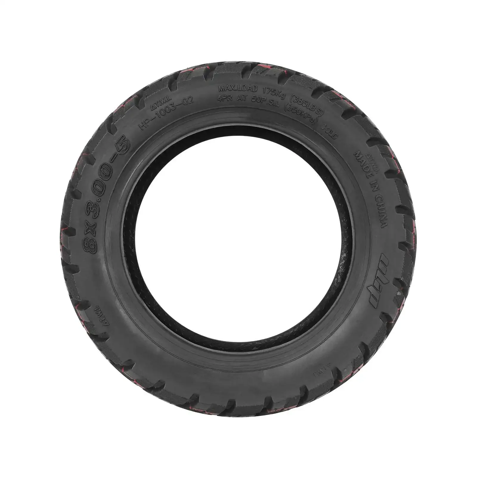 Ulip 8*3.00-5 Thickened Vacuum Tyre with 8 1/2*2(50-134mm) Inner Tube 8 Inch Off-road Tire Set