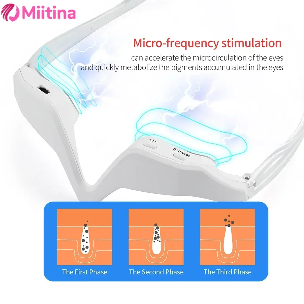 Eye cream electric introduction device massage device improves eye bags, dark circles, microcurrent beauty device eye massager