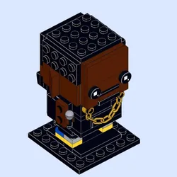 Brickheadz Kanyes Omari West Classic Creative Building Blocks Model Action Figures Construct Bricks Toy for Children Gift