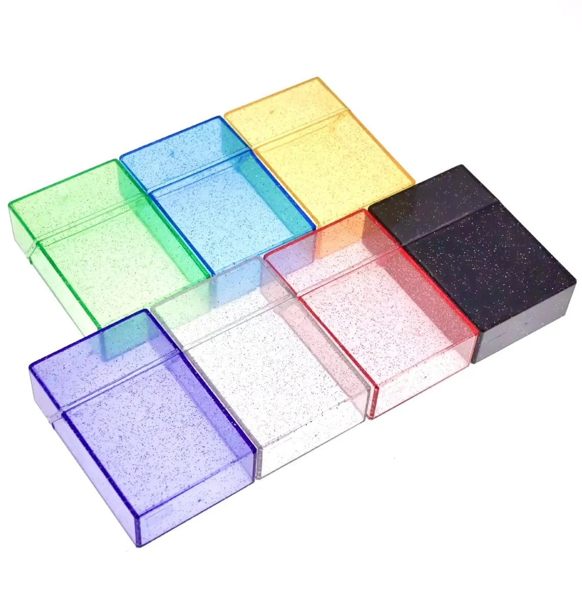 Glittery Crystal Case for 24pcs King Size 84mm Cigarettes Tobacco Smoking Storage Box