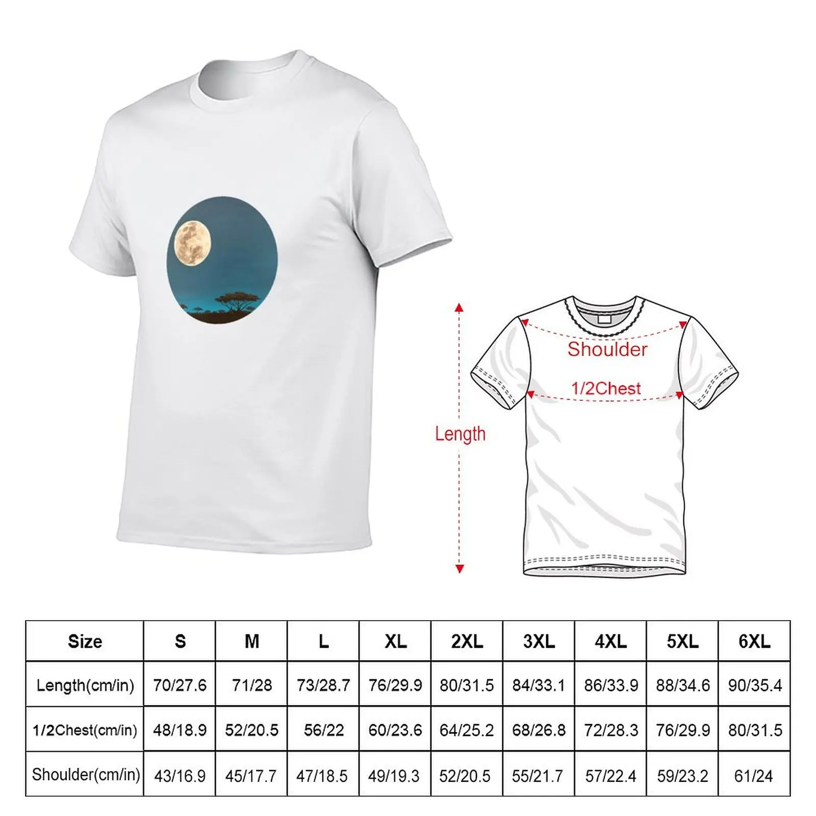 Moonrise T-Shirt man t shirt summer anime t shirts for man T-Shirt