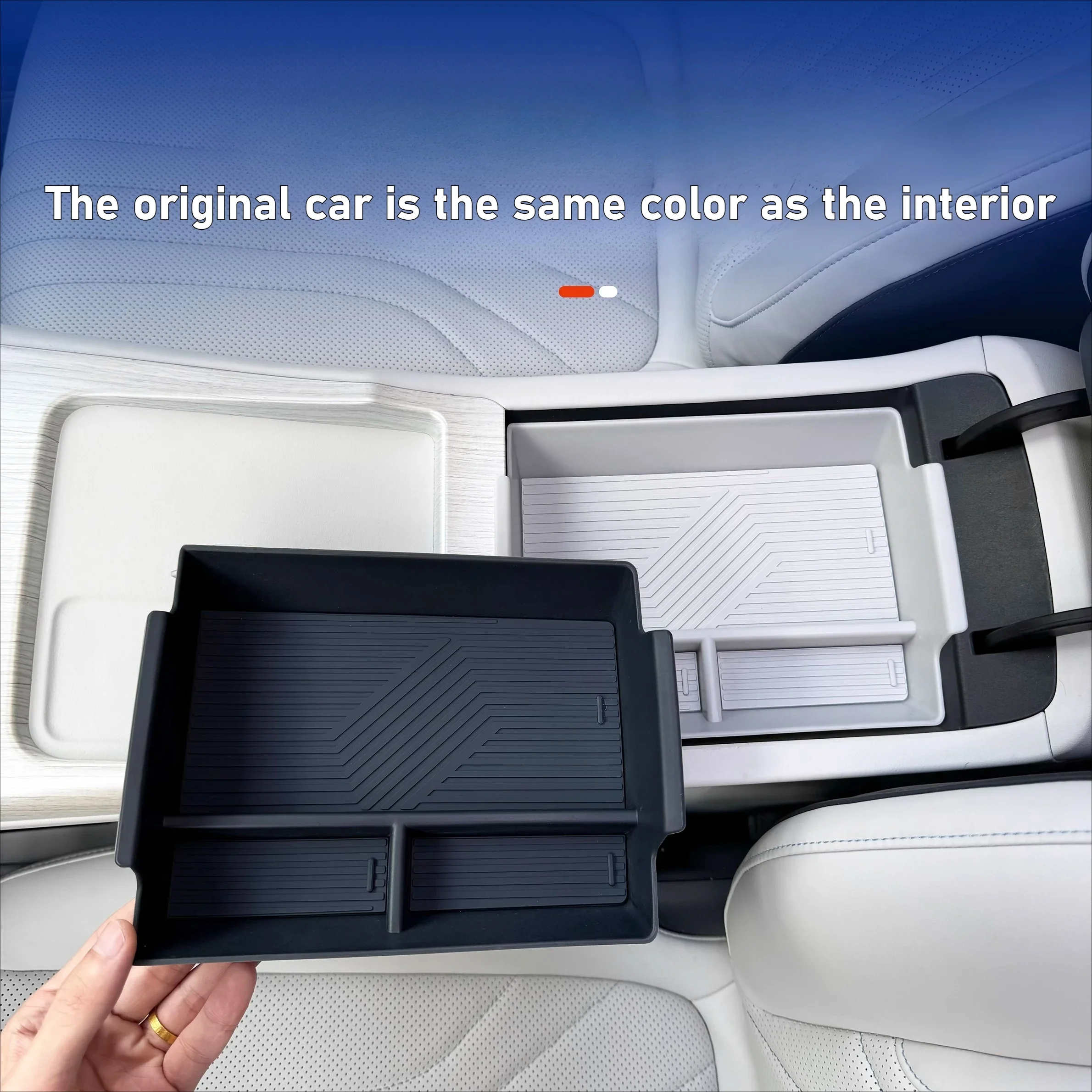 For Geely Galaxy E5 EX5 2024-2026 Central Control Armrest Storage Box Organizing Storage Box Stowing Car Interior Accessories detail image 2