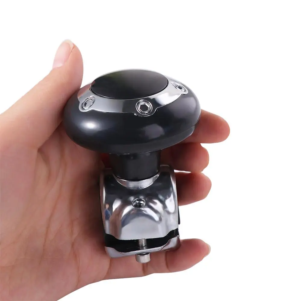 

Universal ABS Steering Wheel Spinner Knob Car Turning Adapter Steering Wheel Ball Handle Rotating Black Car Accessories Auto