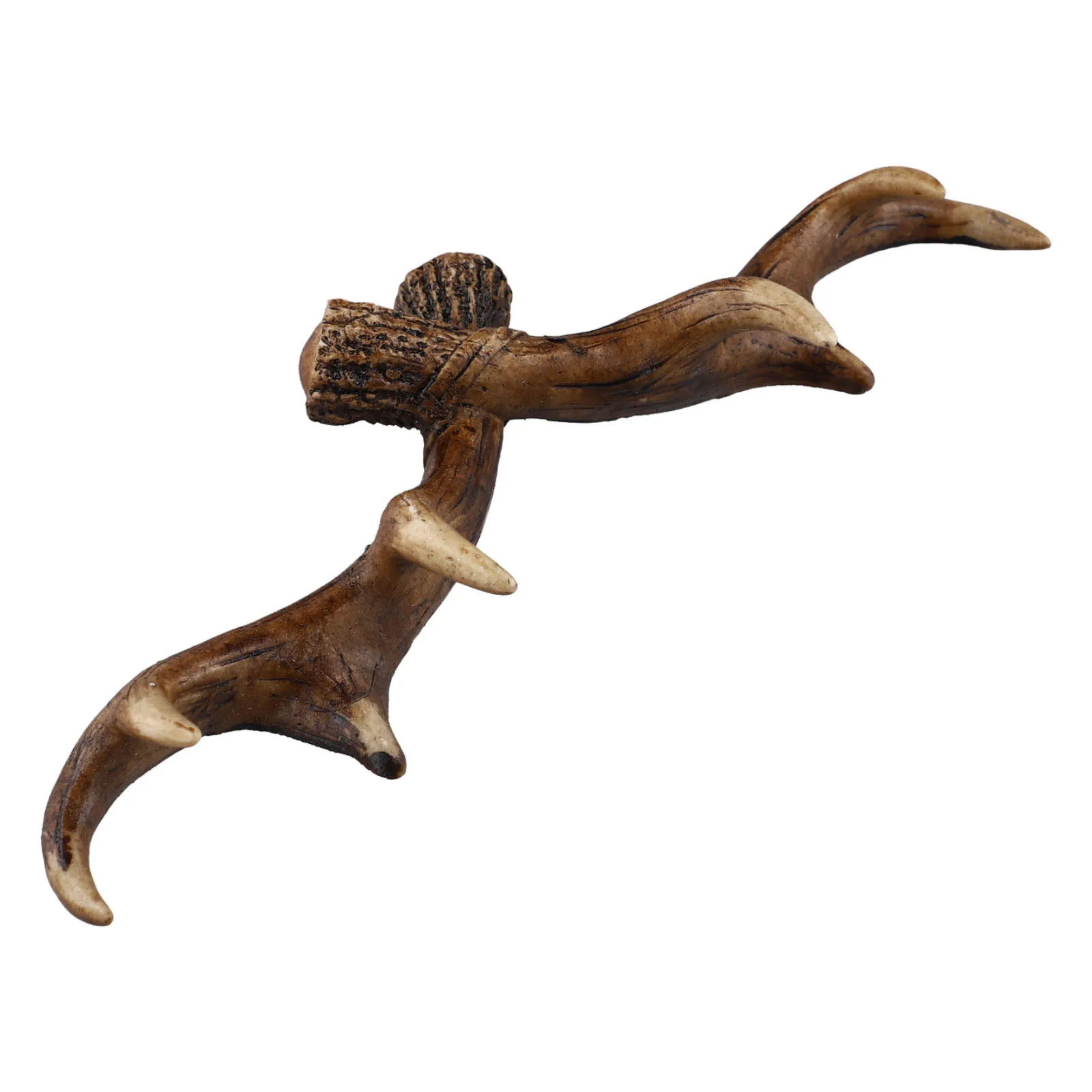 Antler Wall Hanging Resin Decorative Hook 28 X 9.5cm Color Variation High-quality Resin Long-lasting Perfect Size