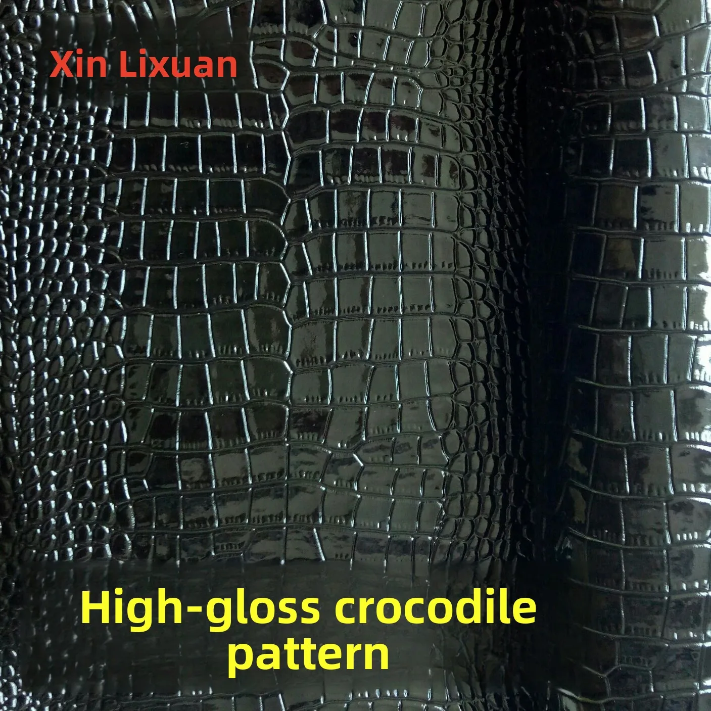 

Новая самоклеящаяся глянцевая кожаная ткань с эффектом крокодиловой кожи для обивки диванов, мебели, подушек и столов, мягкий материал для покрытия
