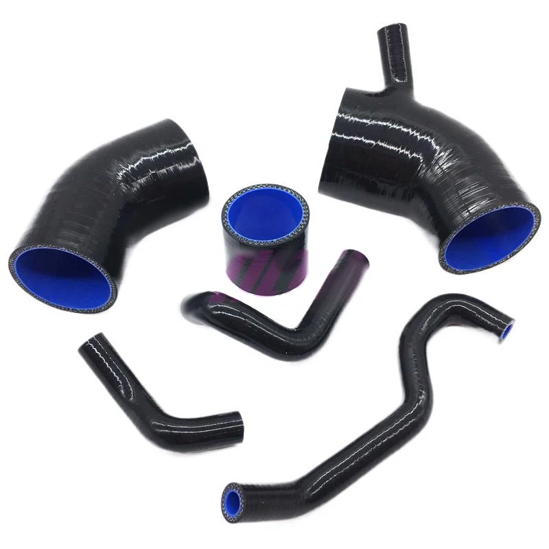 Silicone Radiator Hose Kit Fit For  TOYOTA CELICA GT-FOUR ST185 A/V/RALLY/RC3S-GTE 89-93 INTAKE AND BOOST HOSE BLACK