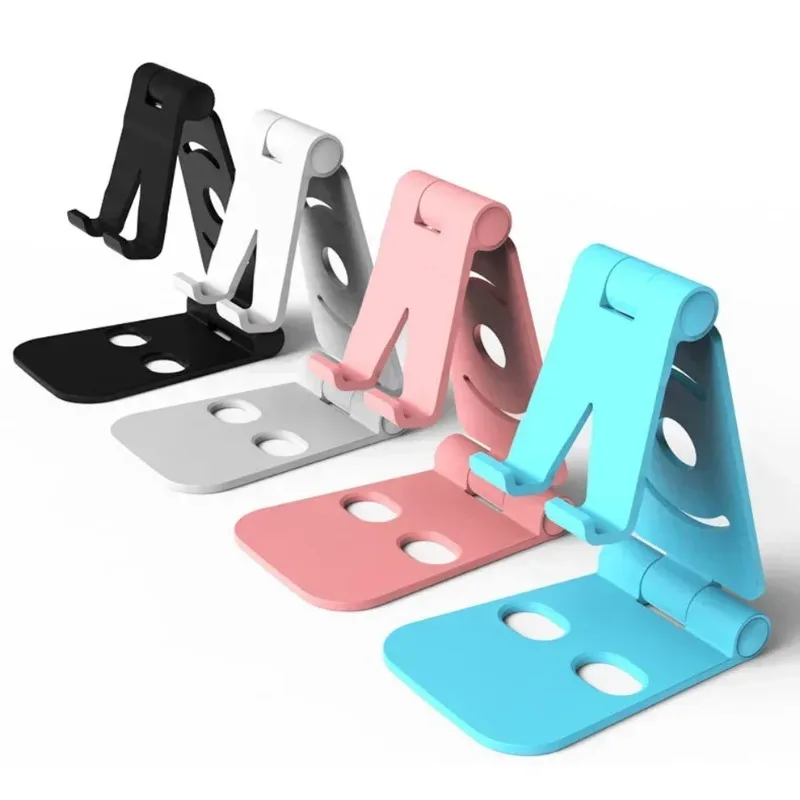 Folding Cell Phone Stand Fully Adjustable Foldable Mobile Phone Holder Cradle Dock Compatible with iPhone 15 14 13 12 Pro Max Xs