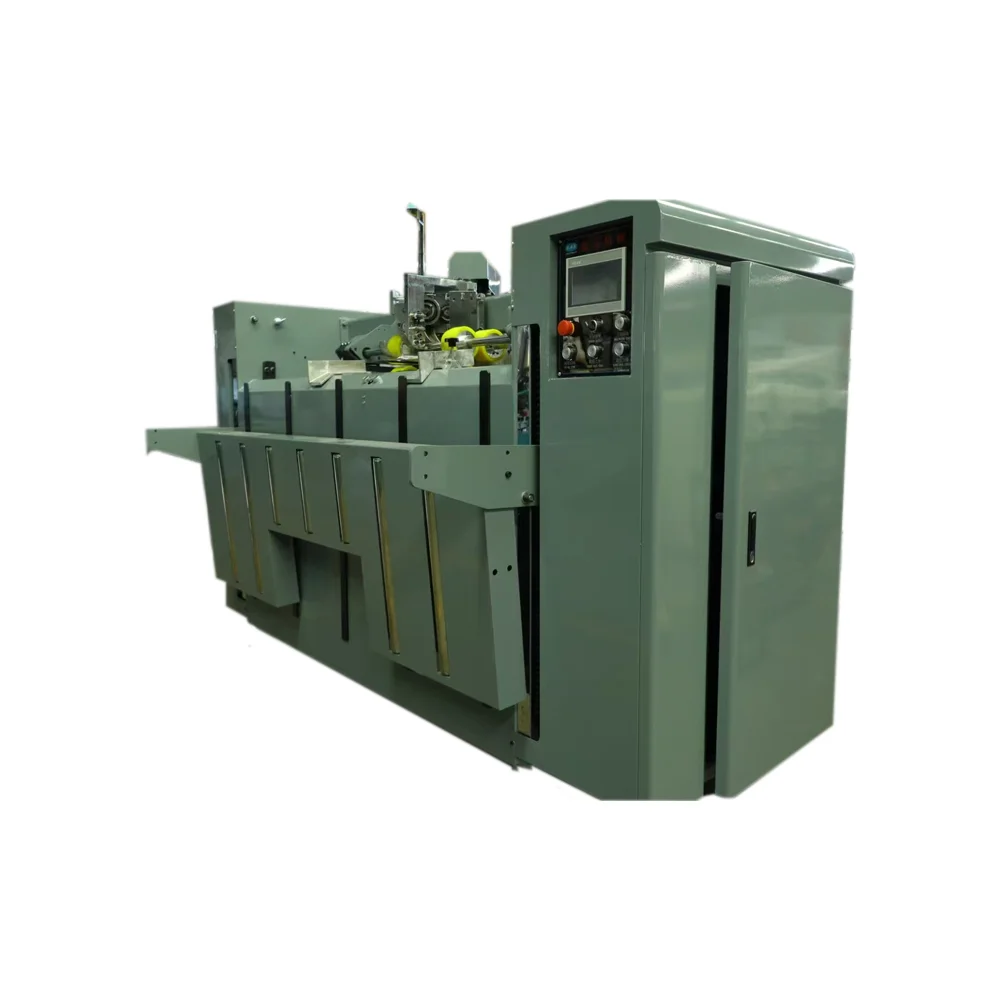 Feeder Papier Stitcher Karton Box Hefter Maschine 2000mm Nähen Halbautomatische Handbuch