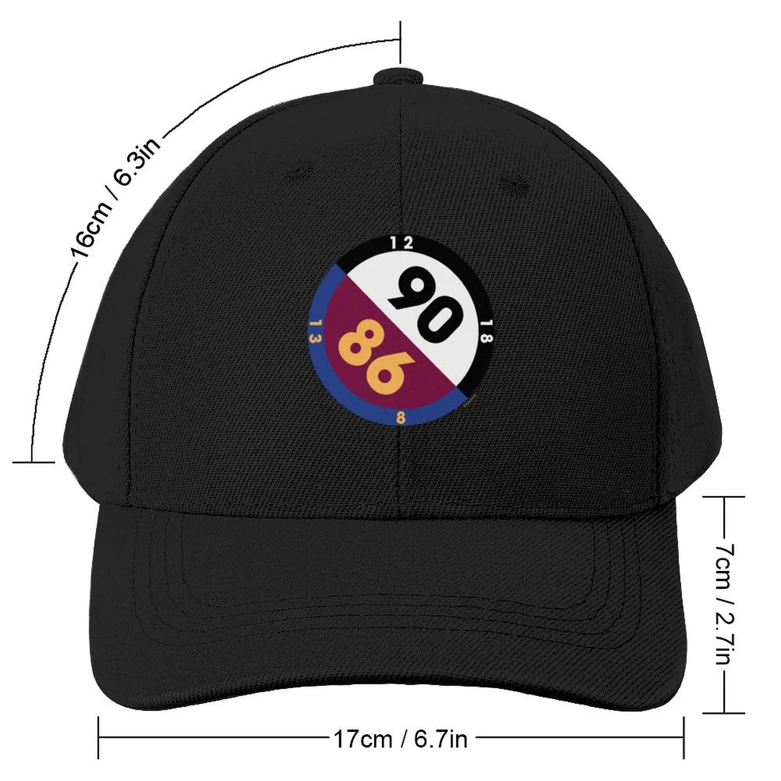 FOOTY.T'S - 90/86 Range Baseball Cap Hood summer hat Sun Hats For Women Men's