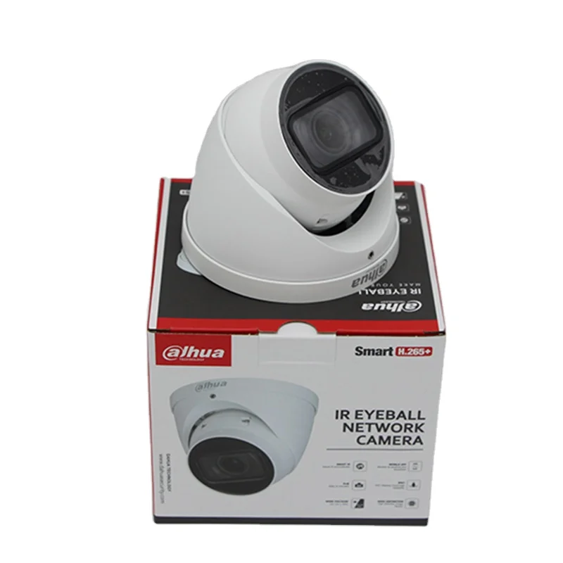 Telecamera di rete WizMind con bulbo oculare a focale fissa IR originale DH-IPC-HDW5842TM-ASE-S3 da 8 MP