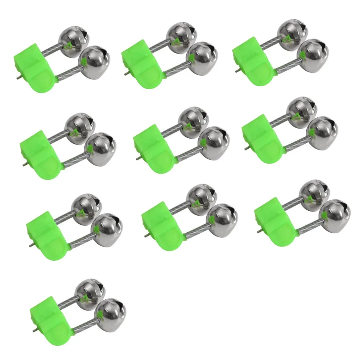 

Reliable and High-Quality Alert Fishing Gifts for 2023: Essential 10PCS Twin Bell Alarm Bells for Anglers - Effective Fish Bite