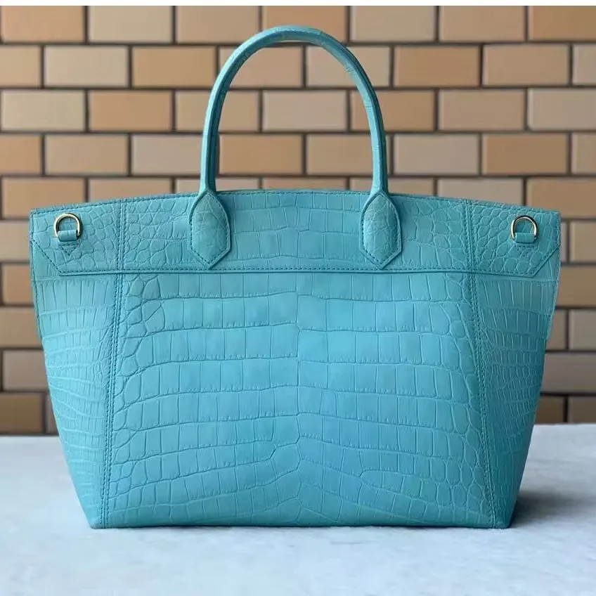 yingshang new women handbag female handbag crocodile bag fashion blue bag