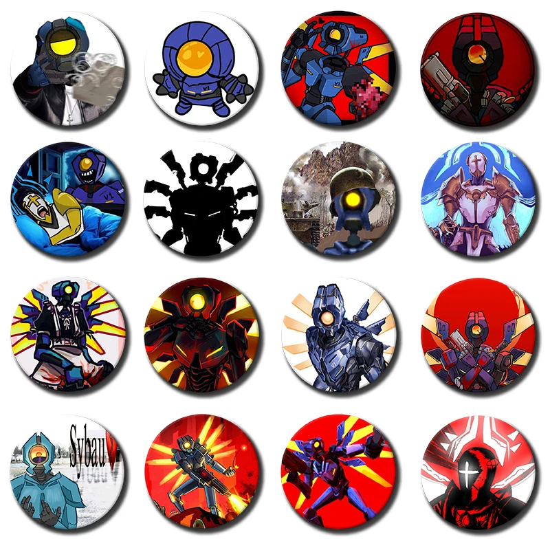 Cartoon Anime Coin Badges Cute Game ULTRAKILL Enamel Brooch on Clothing Backpack Jewelry Pins Accessories Fans Collectible Gift