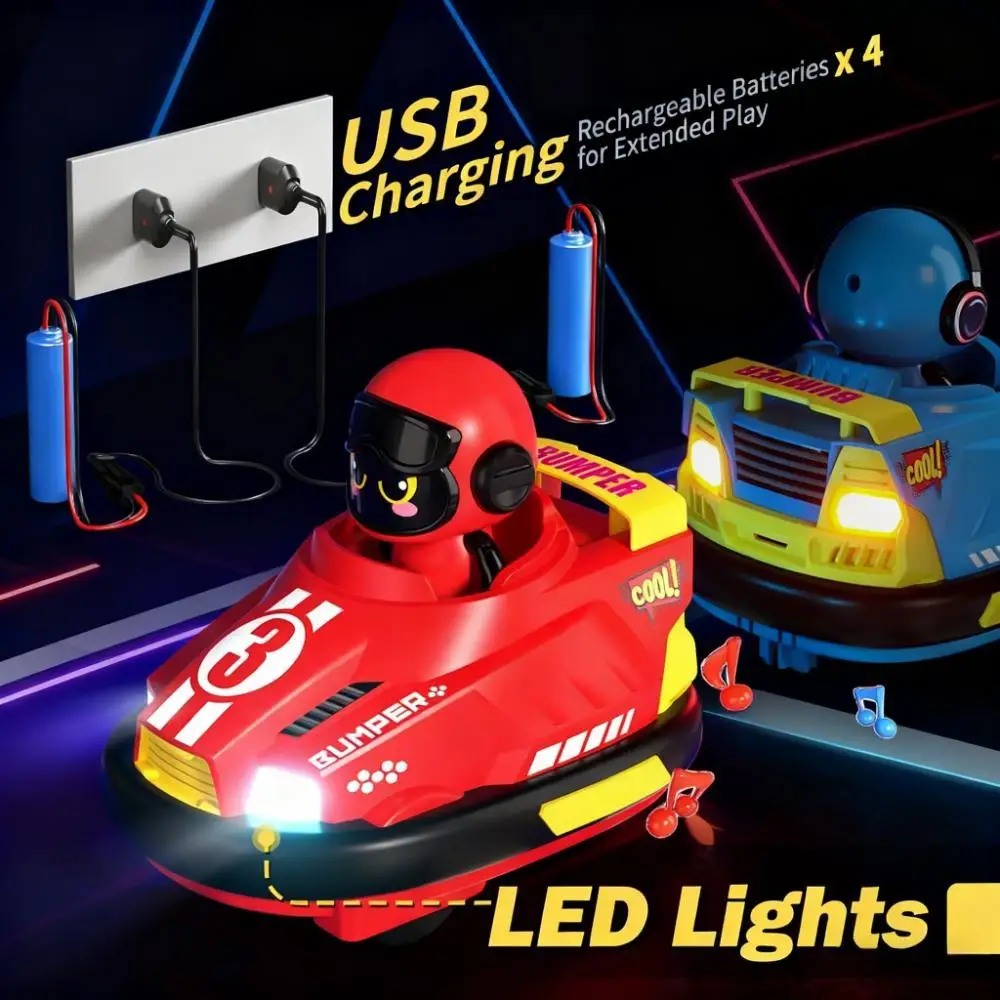 قطعتان من سيارات كأس كرة القدم Rc: ألعاب ممتصة للصدمات مع وظيفة الإطلاق، هدايا مفاجئة للأولاد والبنات من سن 3 سنوات فما فوق (عيد الميلاد/عيد الميلاد)