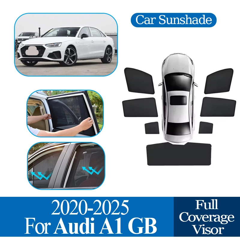 

Для Audi A1 GB 2020 2021 2022 2023 2024 2025 автомобильные сетчатые солнцезащитные козырьки для защиты конфиденциальности, блокирующие шторы, автоаксессуары