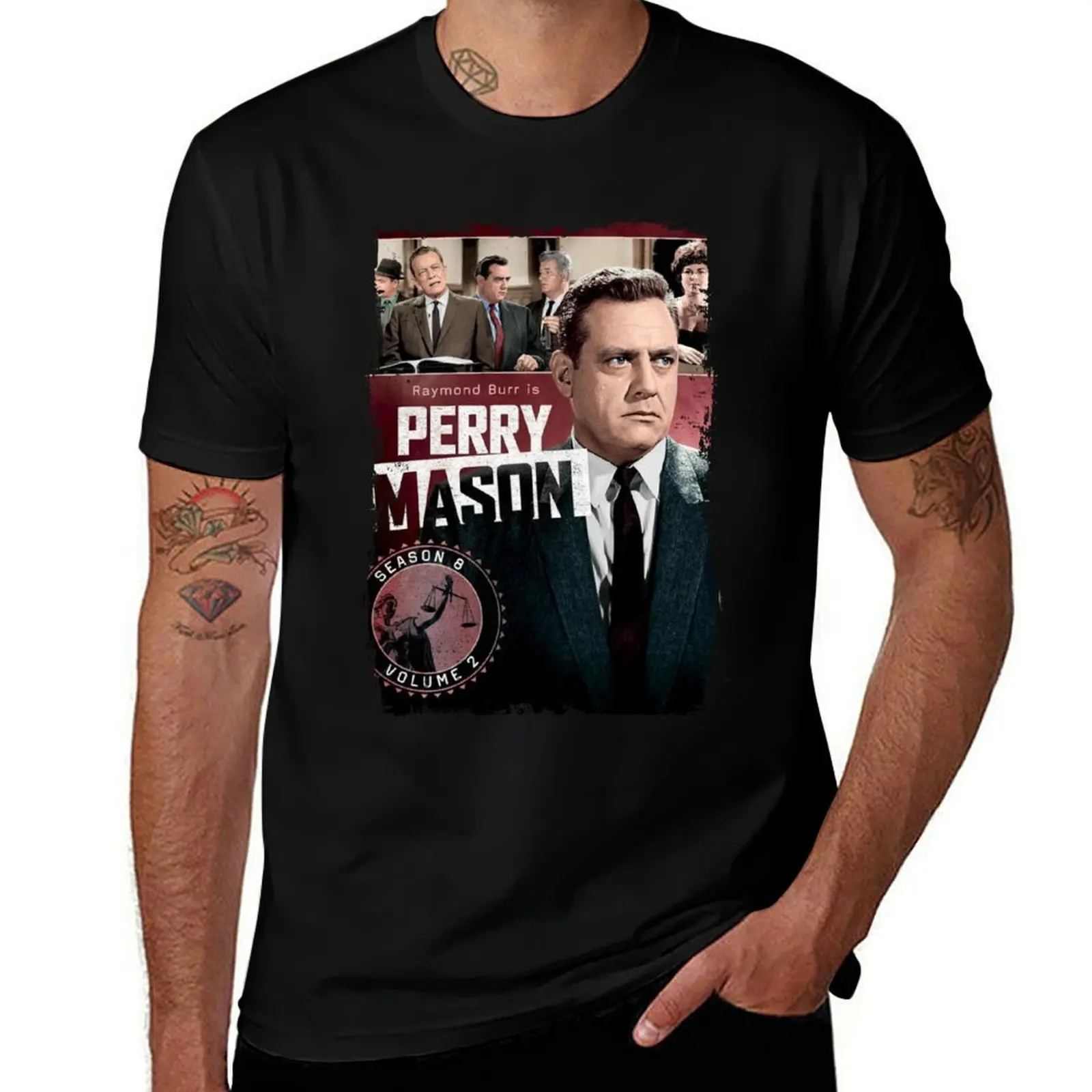 I Love Perry Mason T-Shirt Daily Casual Short Sleeve Tee Shirt T-Shirt