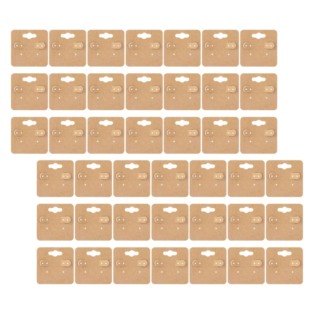 

200 шт., карты для демонстрации сережек, бумажные бирки для сережек, держатель для ушей-гвоздиков для упаковки ювелирных изделий ручной работы, продажа картонных карточек для сережек