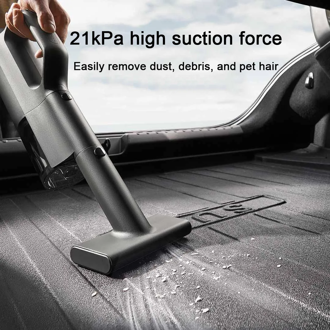 Mijia 자동차 진공청소기 21000PA 150mL 먼지통 2400mAh 배터리 브러시리스 모터 5겹 여과 홈&자동차 깊은 먼지 제거