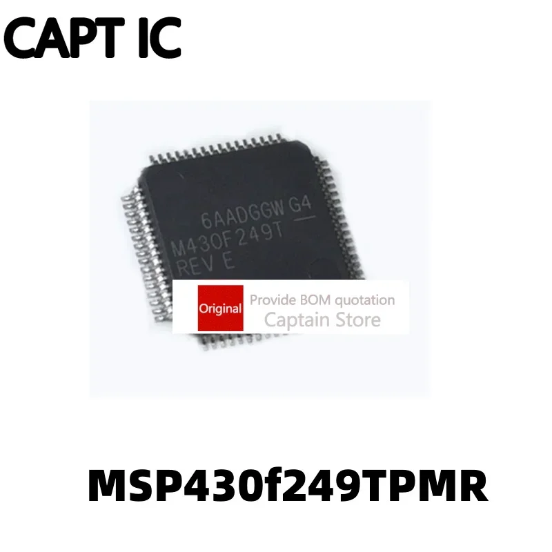 5PCS MSP430f249TPMR LQFP64