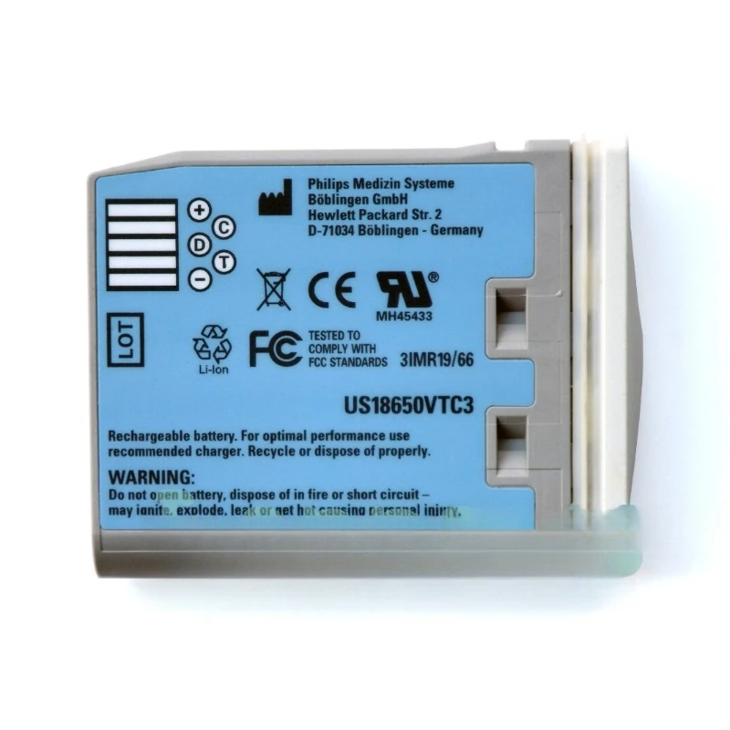 Batterie 1600mAh pour moniteur Philips IntelliVue MP2 X2 M4607A