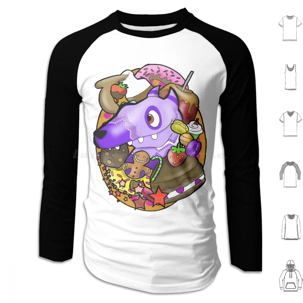 

Viva Pinata-Mallowolf коллаж! Хлопковая толстовка с длинным рукавом Viva Pinata вечерние конфеты