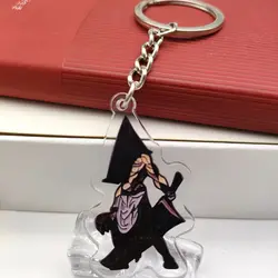 Horror Game Silent Hill Keychain Pyramid Head Acrylic Keychain Backpack Pendant Accessories Gift For Friends