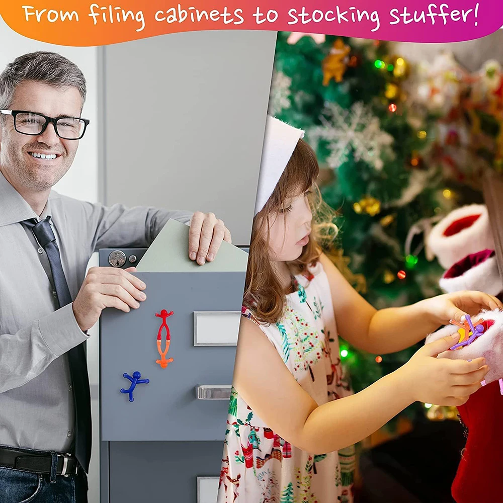 Magnete antistress multifunzionale Giocattolo da uomo Magnete da frigorifero Giocattolo sensoriale Frigo da cucina Decorazione magnetica a forma umana