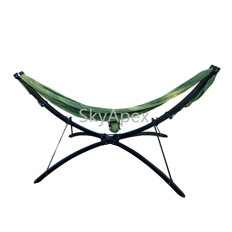 

Thickened Anti Rollover Portable Hammock With Canopy For Adult Children Outdoor Camping Swing High Load Breathable Quick Dry