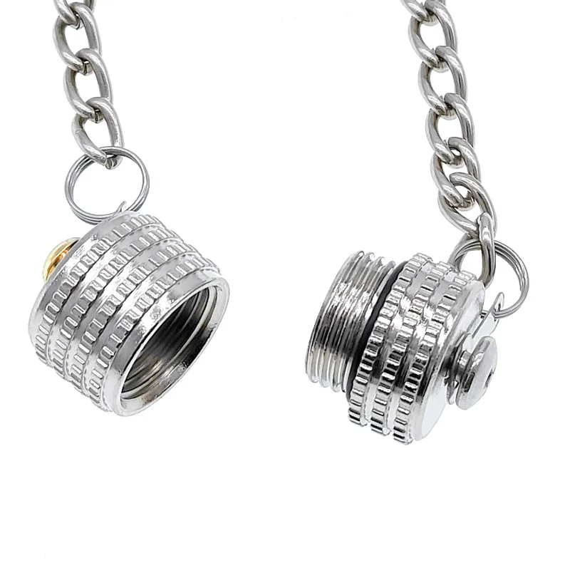 M12 موصل غطاء غبار معدني مقاوم للماء التوصيل المقبس حماية مع الخيط الداخلي والخارجي للموصل والمقبس #1