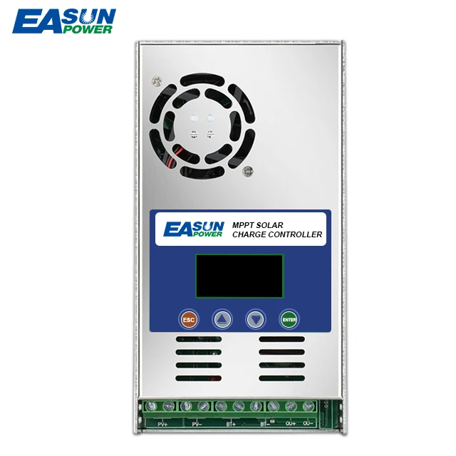 EASUN POWER-Carregador de Bateria, Controlador de Carga Solar, 60 Amps, 12V, 24V, 36V, 48V, 190V, MPPT, 60 A