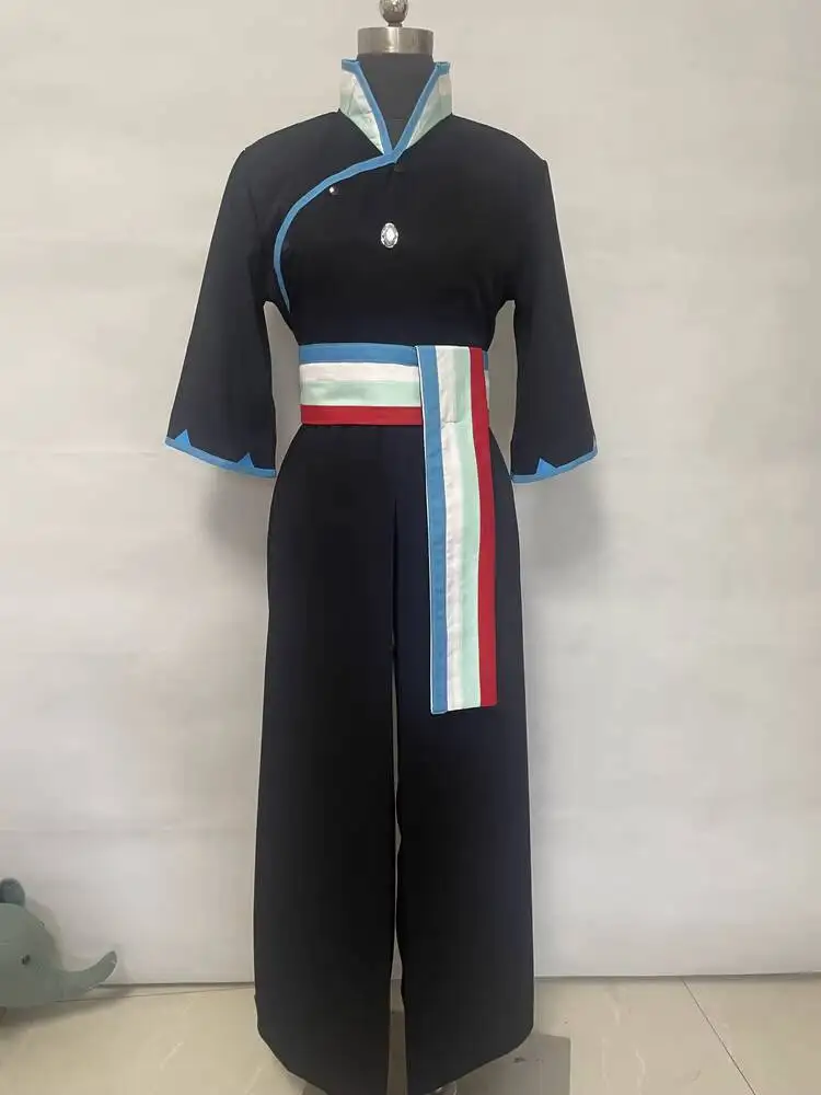 New Sky：Children Of The Light Fiesta Carnival Halloween Cos Cosplay Child Of Light Rainbow Samurai Pants Custom Clothing
