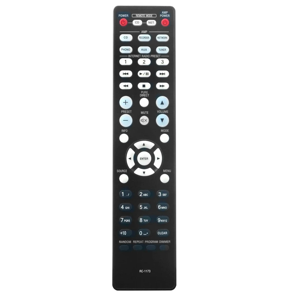 ABZZ-Remote Control untuk Denon Home Theater RC-1173 RC 1173 RC-1197 DNP-720AE DNP-730AE PMA-720 PMA-520AE PMA-720AE