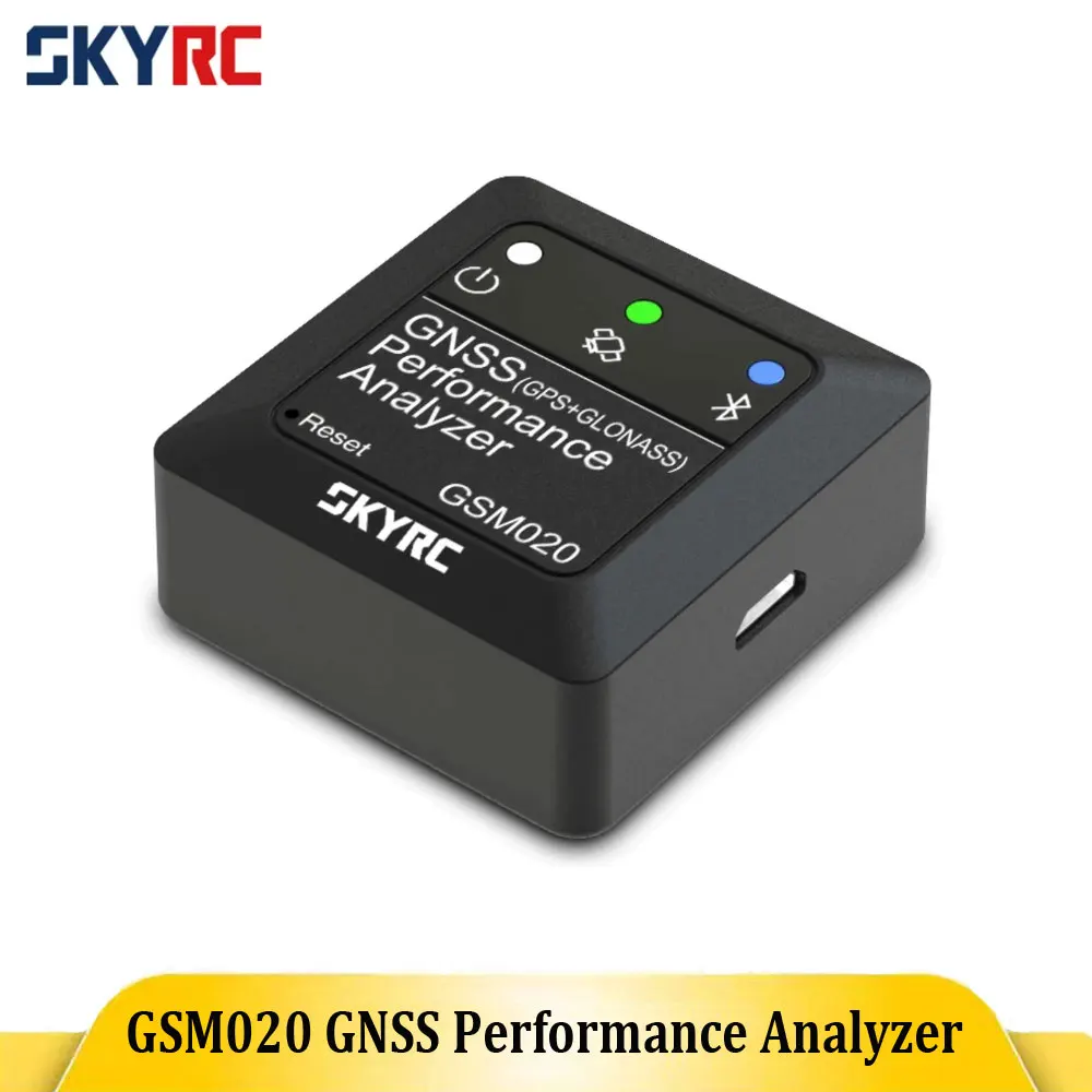 SKYRC GSM020 GNSS Performance Analyzer Power Bluetooth-compatible APP GPS Speed Meter for RC Car Helicopter FPV Drone SK-500023