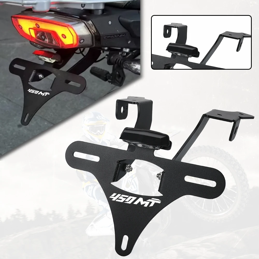 

For CFMOTO 450MT CF 450 MT 450MT 2024 2025 2026 Motorcycles License Plate Holder Bracket Rear Tail Tidy Fender Eliminator Kit