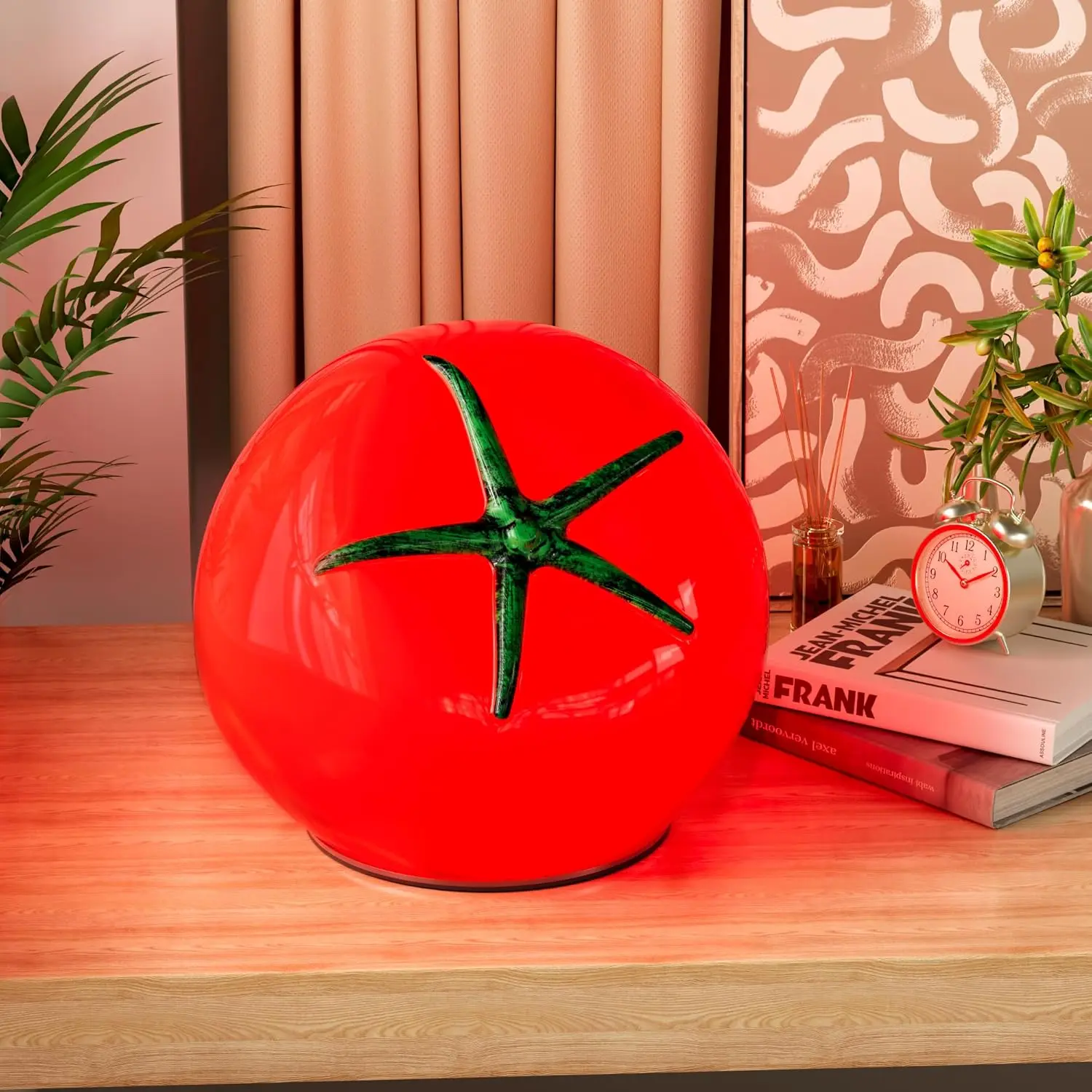 Modern European Design Tomato Light Emitting Diode Table Lamp Bedroom Bedside Simple Night Light Electric Atmosphere