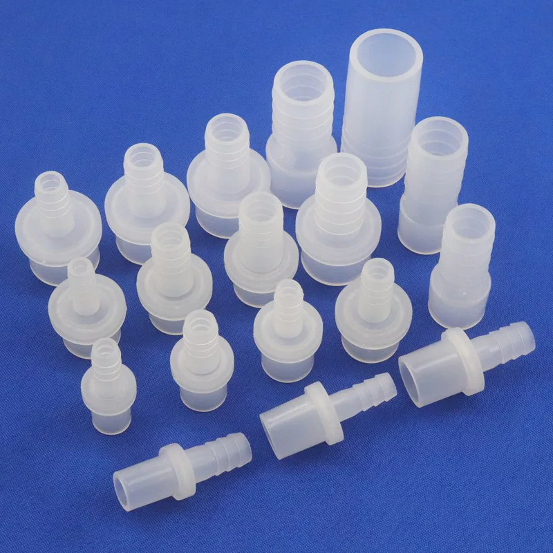 5~100Pcs 9.5~20mm Flat To 8~10mm Pagoda Direct Connector Fish Tank Hose Joints Aquarium Pipe Fitting  Plastic Irrigation Adapter