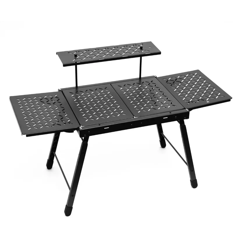 Folding Camping Table Combination Table, Aluminum Alloy Foldable Grill Table , Lightweight Table for Outdoor Picnic