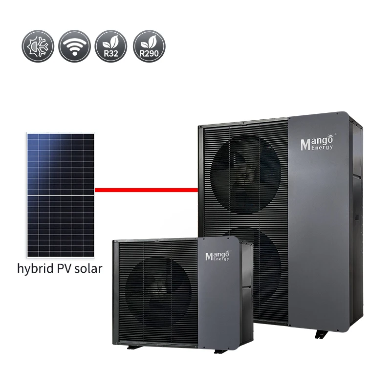 Solar Electric Air Heat Pump 11-34kW High Efficiency R32/R290 DC Inverter for Outdoor Hotel Use Heating Cooling Hot Water