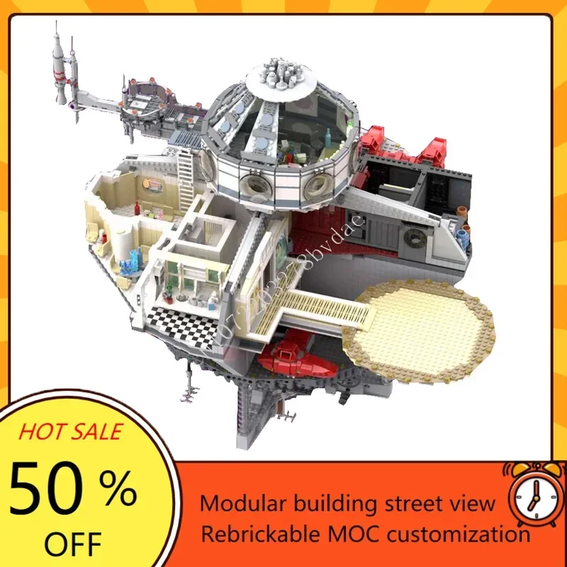 

6572 шт., знаменитая космическая битва MOC Rebel at Cloud City, модель-головоломка на заказ, креативные идеи «сделай сам», детские игрушки, подарки на день рождения