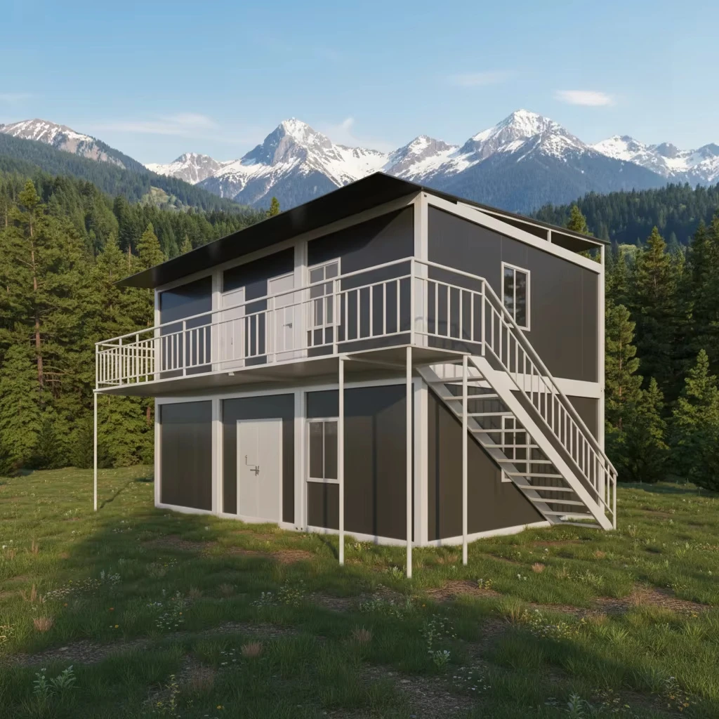FL Container House Easy‑disassembly Prefabricated Dwelling For Mobile Project Site Relocatable Office Room