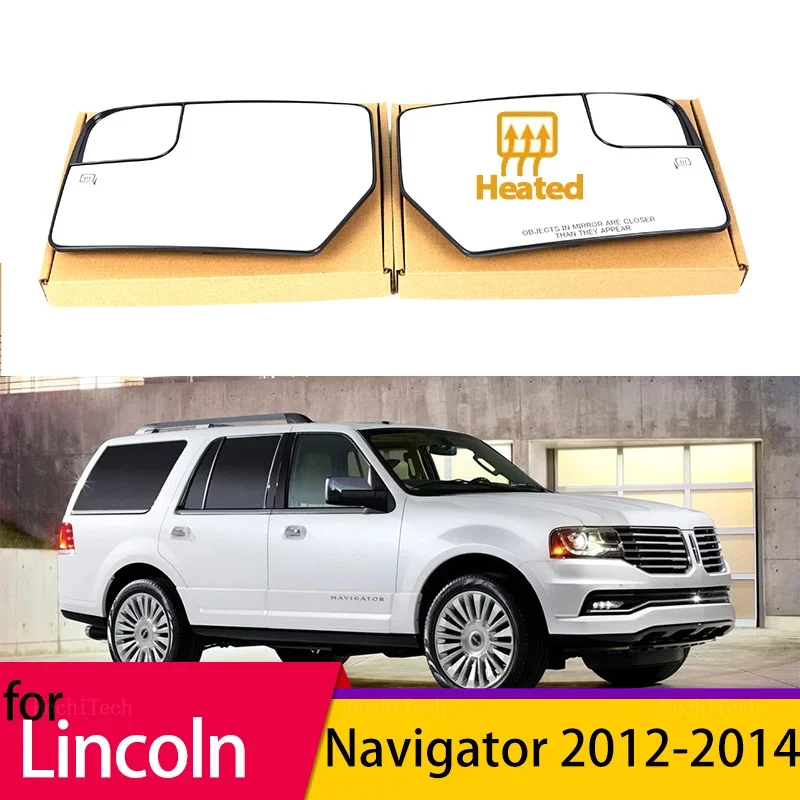 

Door Wing Rearview Mirror Glass Side Mirror Lens Heated Side Mirror Glass For Lincoln Navigator 12-14 CL1Z17K707A CL1Z17K707C